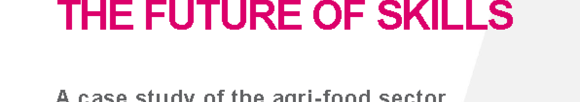 The future of skills: A case study of the agri-food sector in Morocco