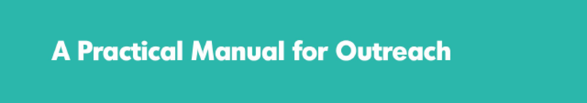 Outreach manual