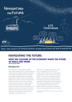 Navigating the Future: How the colours of the economy shape the future skills and work