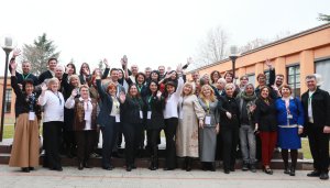 Representatives of Ukraine’s vocational education community and ETF staff