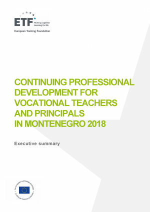 Continuing professional development for vocational teachers and principals in Montenegro 2018