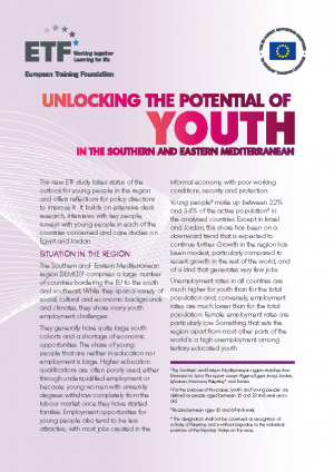 Unlocking the potential of youth in the Southern and Eastern Mediterranean