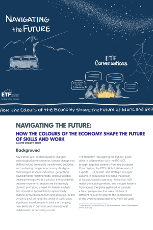 Navigating the Future: How the colours of the economy shape the future skills and work