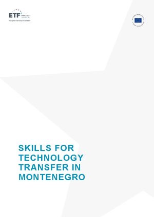 Skills for technology transfer in Montenegro_Cover