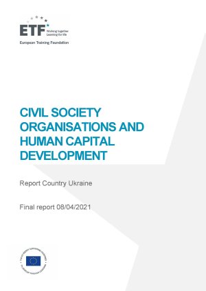Civil society organisations and human capital development – Ukraine_cover