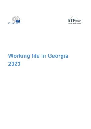 Working life in Georgia_cover