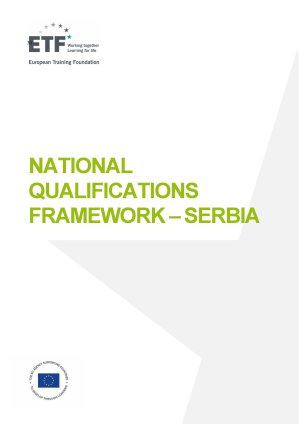 National qualifications framework – Serbia_cover