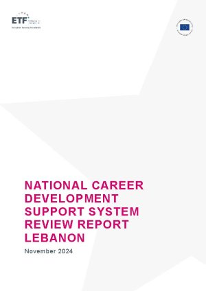 National career development support system review report Lebanon