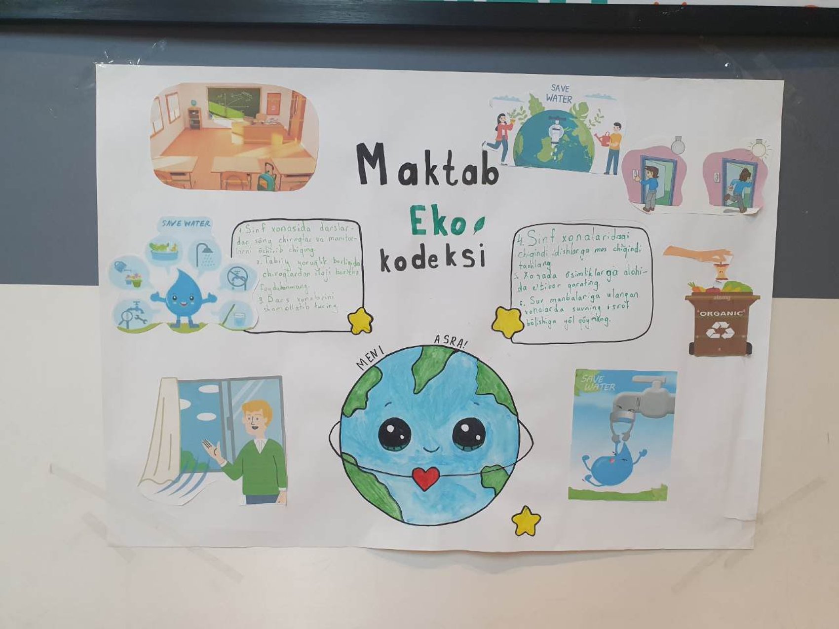 An environmental awareness poster