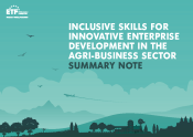 Inclusive skills for innovative enterprise development in the agri-business sector