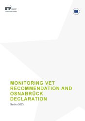 Monitoring VET Recommendation and Osnabrück Declaration – Serbia 2023_cover