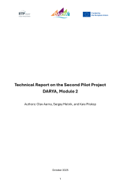 Technical Report on the Second Pilot Project DARYA, Module 2