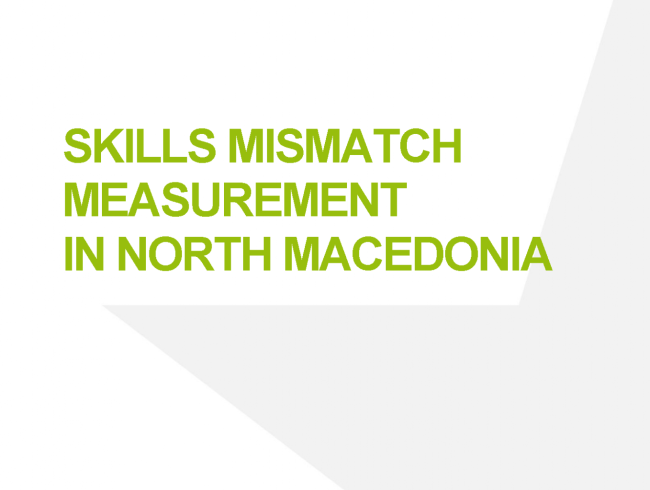 Skills mismatch measurement in North Macedonia
