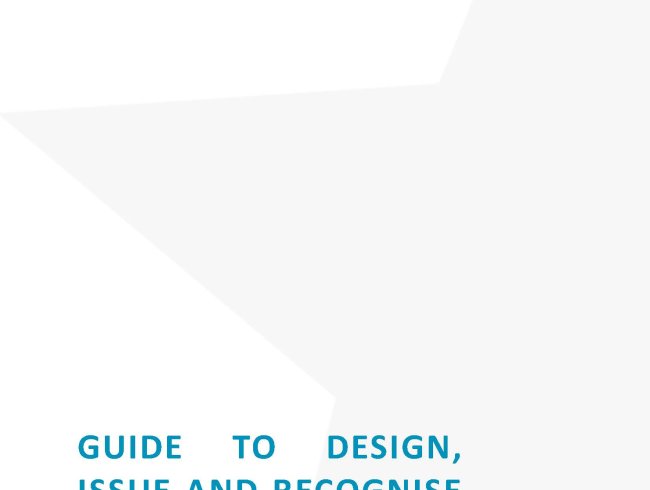 Guide to design, issue and recognise micro-credentials