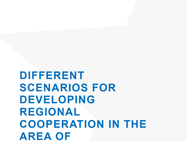 Different scenarios for developing regional cooperation in the area of professional qualifications - Outcomes of the feasibility study