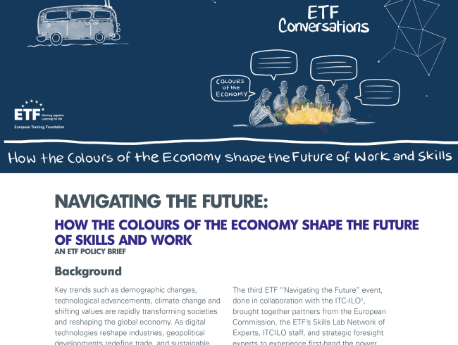 Navigating the Future: How the colours of the economy shape the future skills and work
