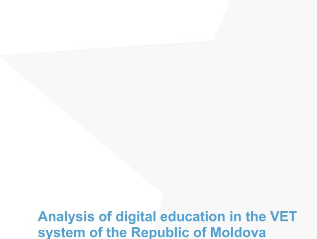 Analysis of digital education in the VET system of the Republic of Moldova_cover