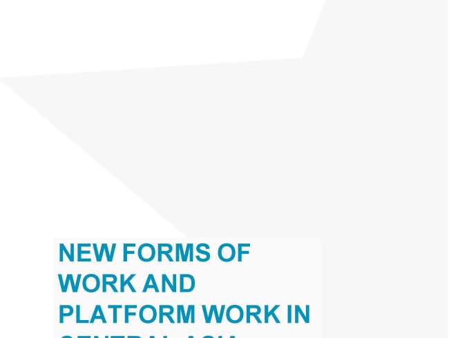 New forms of work and platform work in Central Asia Country profile: Kazakhstan_cover
