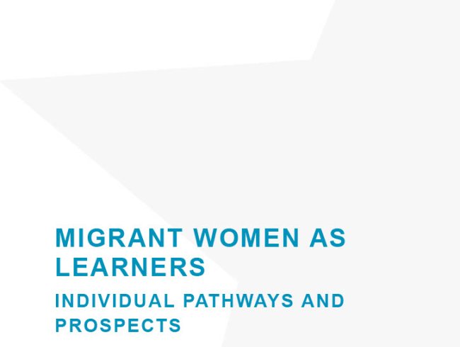 Migrant women as learners: Individual pathways and prospects_cover
