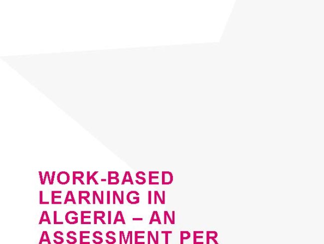 Work-based learning in Algeria - an assessment per EU quality standards