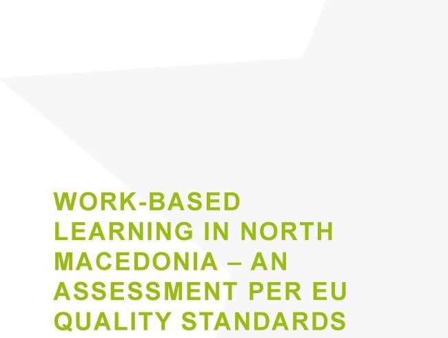 Work-based learning in Serbia - an assessment per EU quality standards