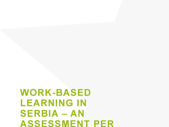 Work-based learning in Serbia - an assessment per EU quality standards