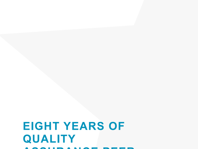 Eight Years of Quality Assurance Peer Learning
