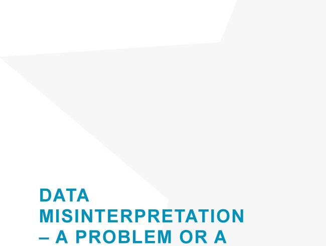 Data misinterpretation – a problem or a tool?
