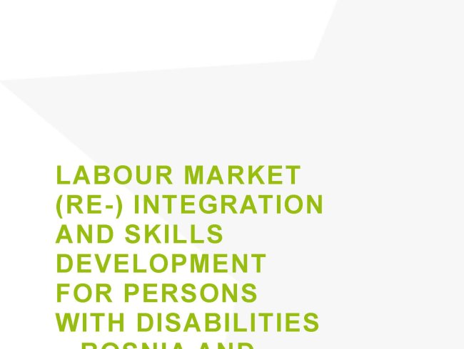 Labour market (re-) integration and skills development for persons with disabilities - Bosnia and Herzegovina