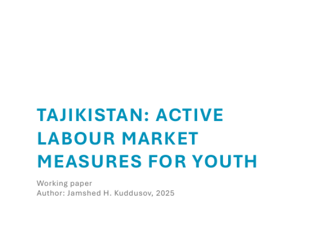 Tajikistan ALMPs youth