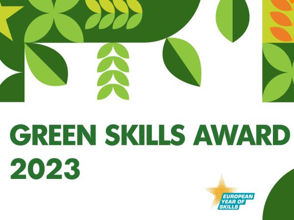 Green skills award 2023 poster