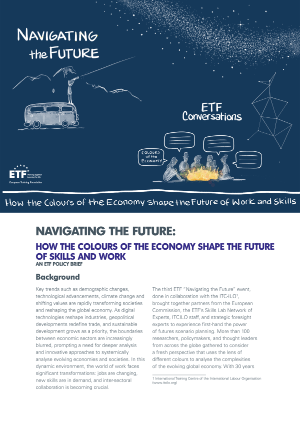 Navigating the Future: How the colours of the economy shape the future skills and work
