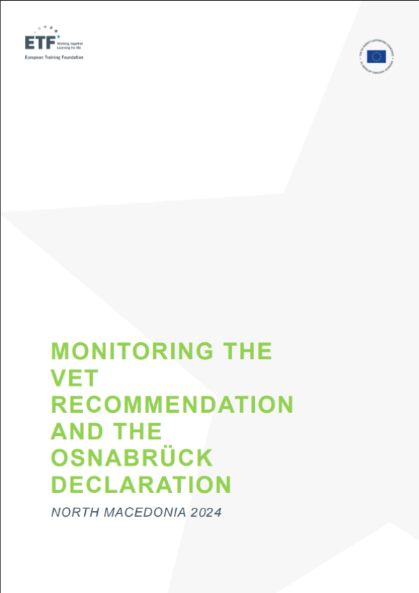 MONITORING THE VET RECOMMENDATIONS  AND THE OSNABRÜCK  DECLARATION  NORTH MACEDONIA 2024