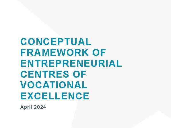 Conceptual framework of entrepreneurial centres of vocational excellence_cover