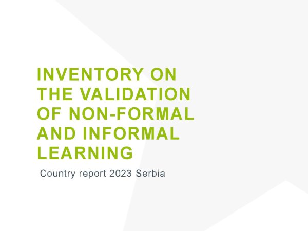 Validation of non-formal and informal learning – Serbia_cover