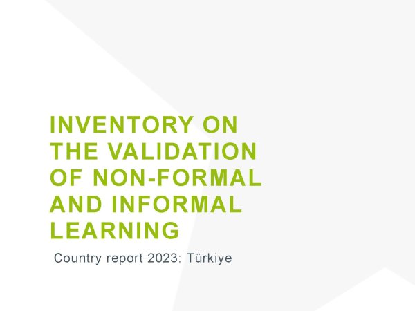 Validation of non-formal and informal learning – Türkiye_cover