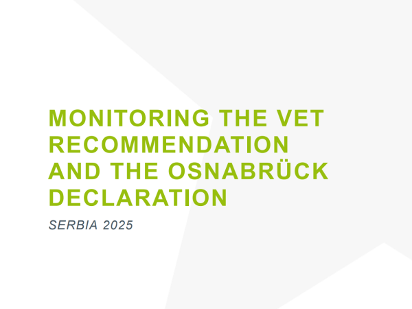Monitoring the VET recommendation and the Osnabrück declaration