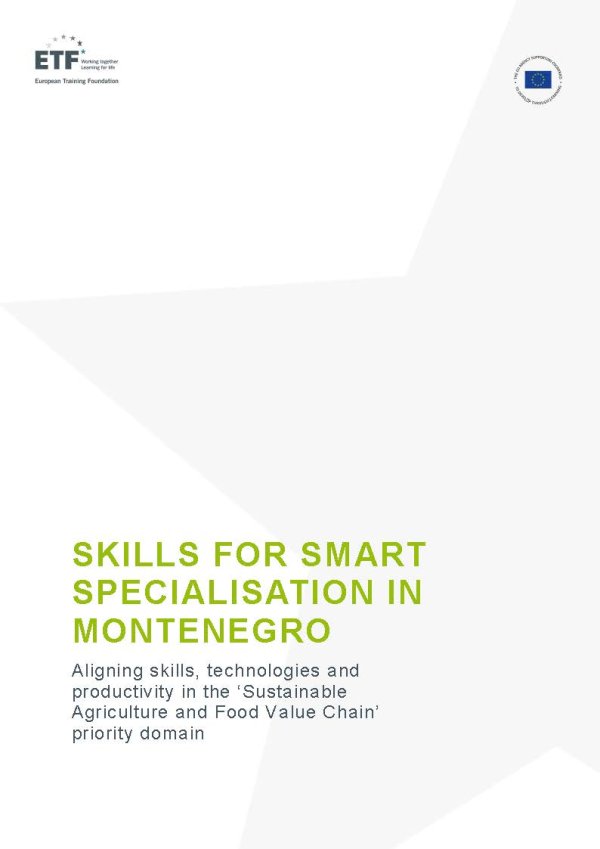 Skills for Smart Specialisation in Montenegro - Sustainable Agriculture and Food Value Chain’ priority domain