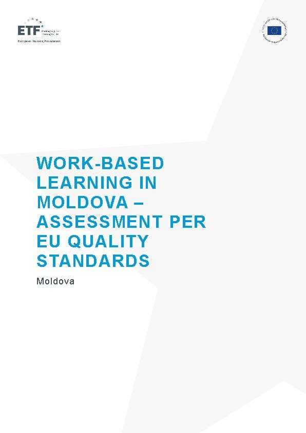 Work-based learning in Moldova - Assessment per EU quality standards
