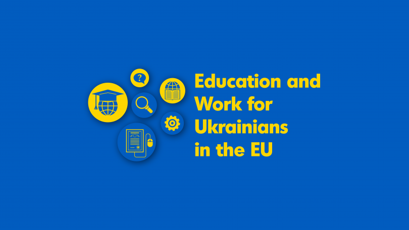 Education and work for Ukrainians in the EU